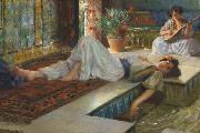 Ferdinand Max Bredt Leisure of the odalisque France oil painting artist